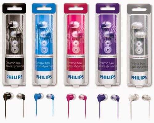 Philips SHE3590 In Ear Headphones Assorted Colors Brand New Sealed deal in America